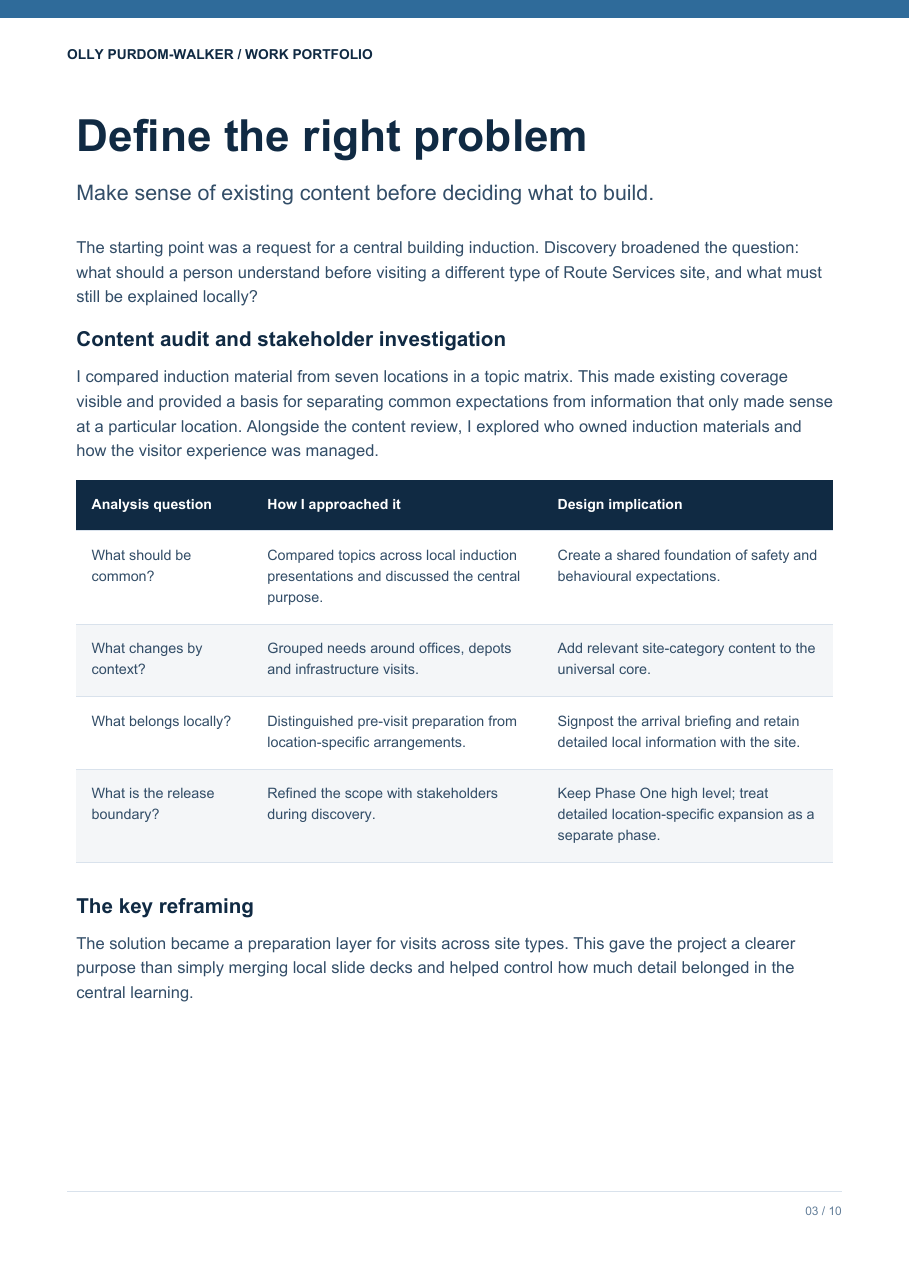 Preview of discovery and analysis sample